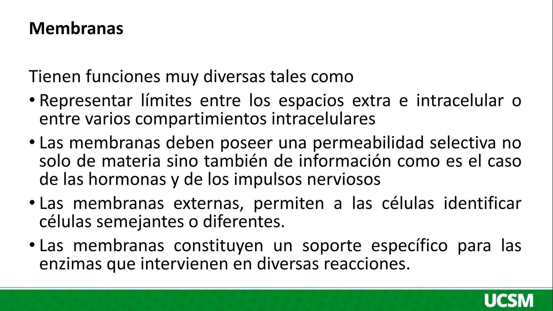 Universidad Católica
de Santa María
FISIOLOGÍA DE LA
MEMBRANA CELULAR
• Mtro: Fernando Torres Vela # Membrana celular
Fisiología de la Me