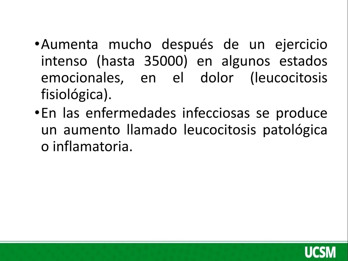 Universidad Católica
de Santa María
FISIOLOGIA DE LA SANGRE 2
Mtro: FERNANDO TORRES VELA # LEUCOCITOS
* Son células de color blanco (glóbul