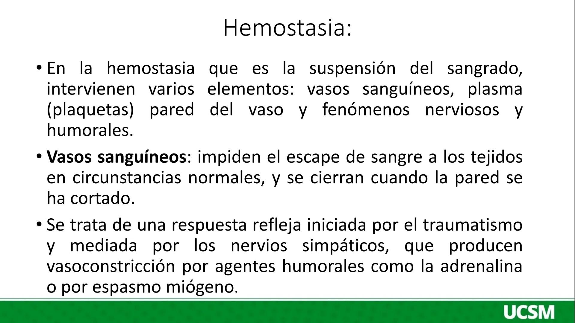 Universidad Católica
de Santa María
FISIOLOGIA DE LA SANGRE III
Mtro: FERNANDO TORRES VELA # Plaquetas o Trombocitos:
- Las plaquetas o tro