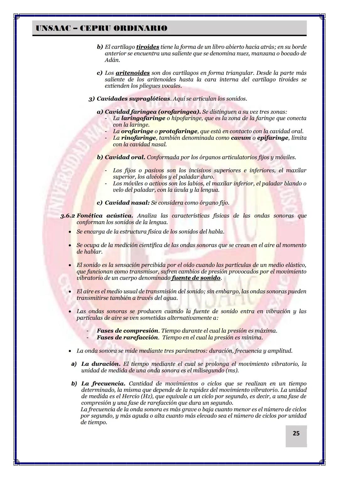 --- OCR Start ---
UNSAAC - CEPRU ORDINARIO
En el español tenemos 24 fonemas, que pueden ser representados en la escritura, por 27 letras
o g