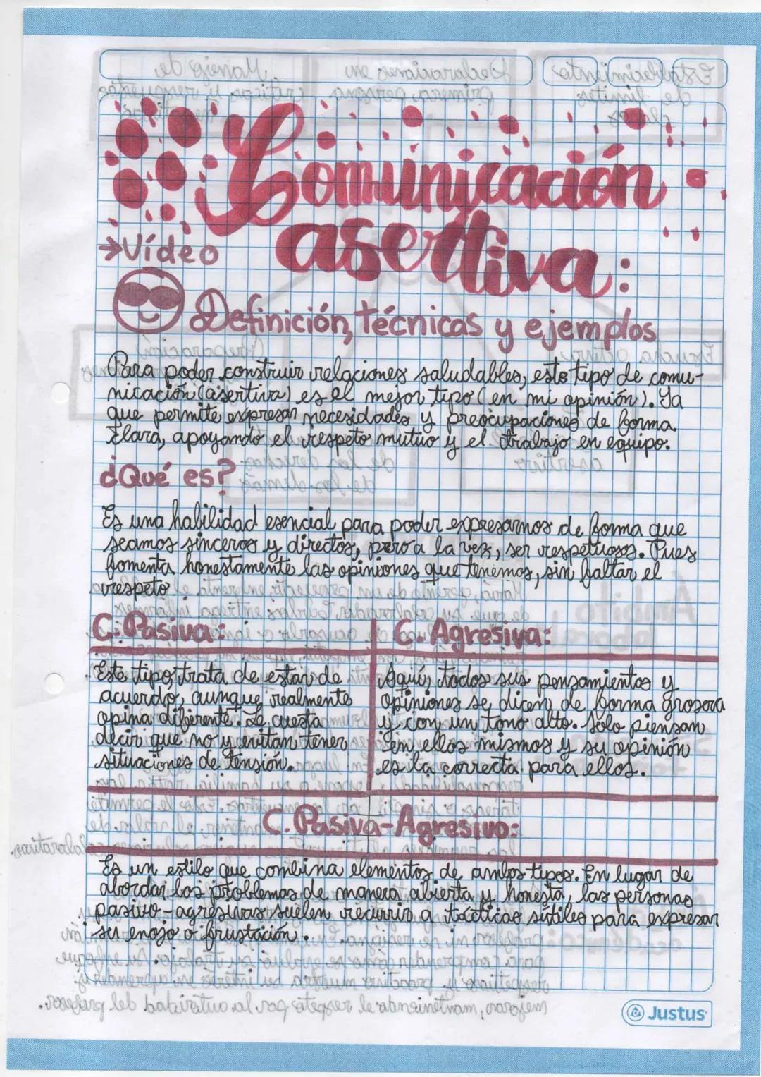 eb gienall
ine serairarabet atmiminelun
caritaradal
# Comunicación
## asertiva:
### ✔Definición técnicas y ejemplos
Para poder construir re