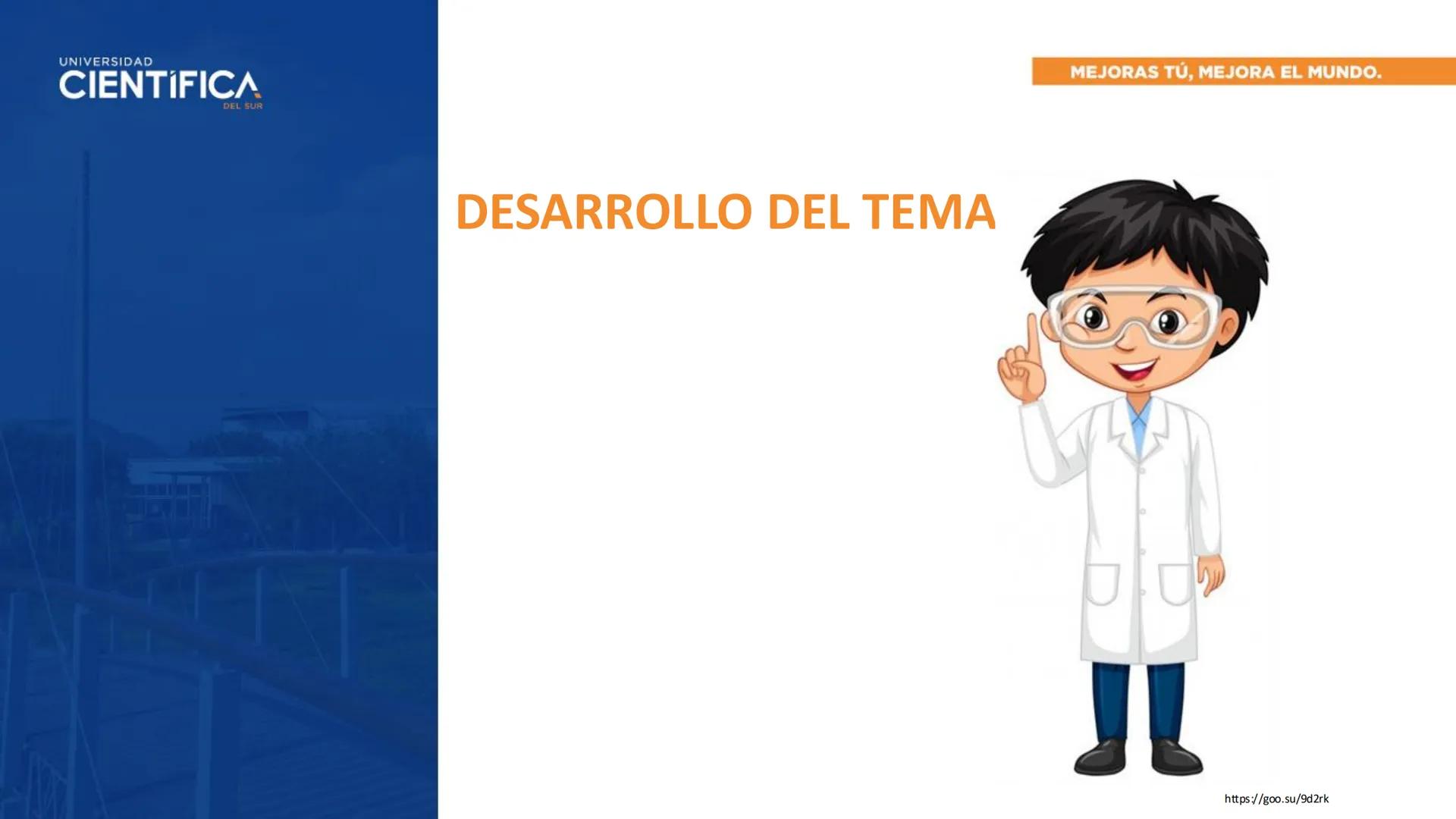 # UNIVERSIDAD
# CIENTÍFICA
DEL SUR
# BIOLOGÍA
Departamento Académico de Cursos Básicos
MEJORAS TÚ, MEJORA EL MUNDO. # UNIVERSIDAD
# CIENTÍFI