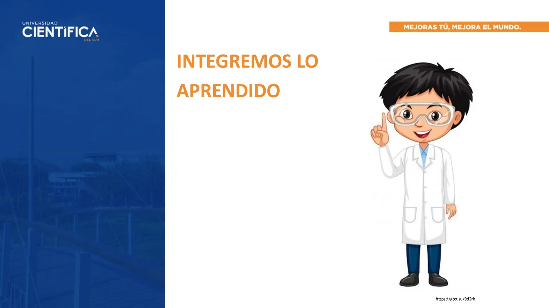 # UNIVERSIDAD
# CIENTÍFICA
DEL SUR
# BIOLOGÍA
Departamento Académico de Cursos Básicos
MEJORAS TÚ, MEJORA EL MUNDO. # UNIVERSIDAD
# CIENTÍFI