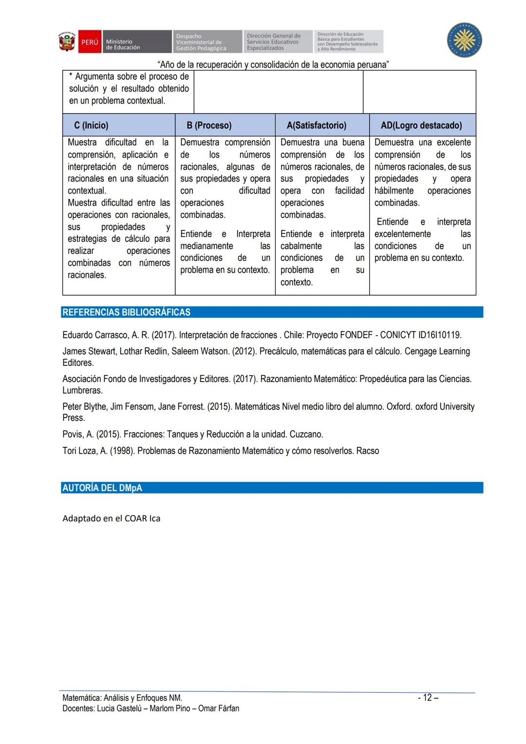 # PERU Ministerio
de Educación
Despacho
Viceministerial de
Gestión Pedagógica
Dirección General de
Servicios Educativos
Especializados
Di