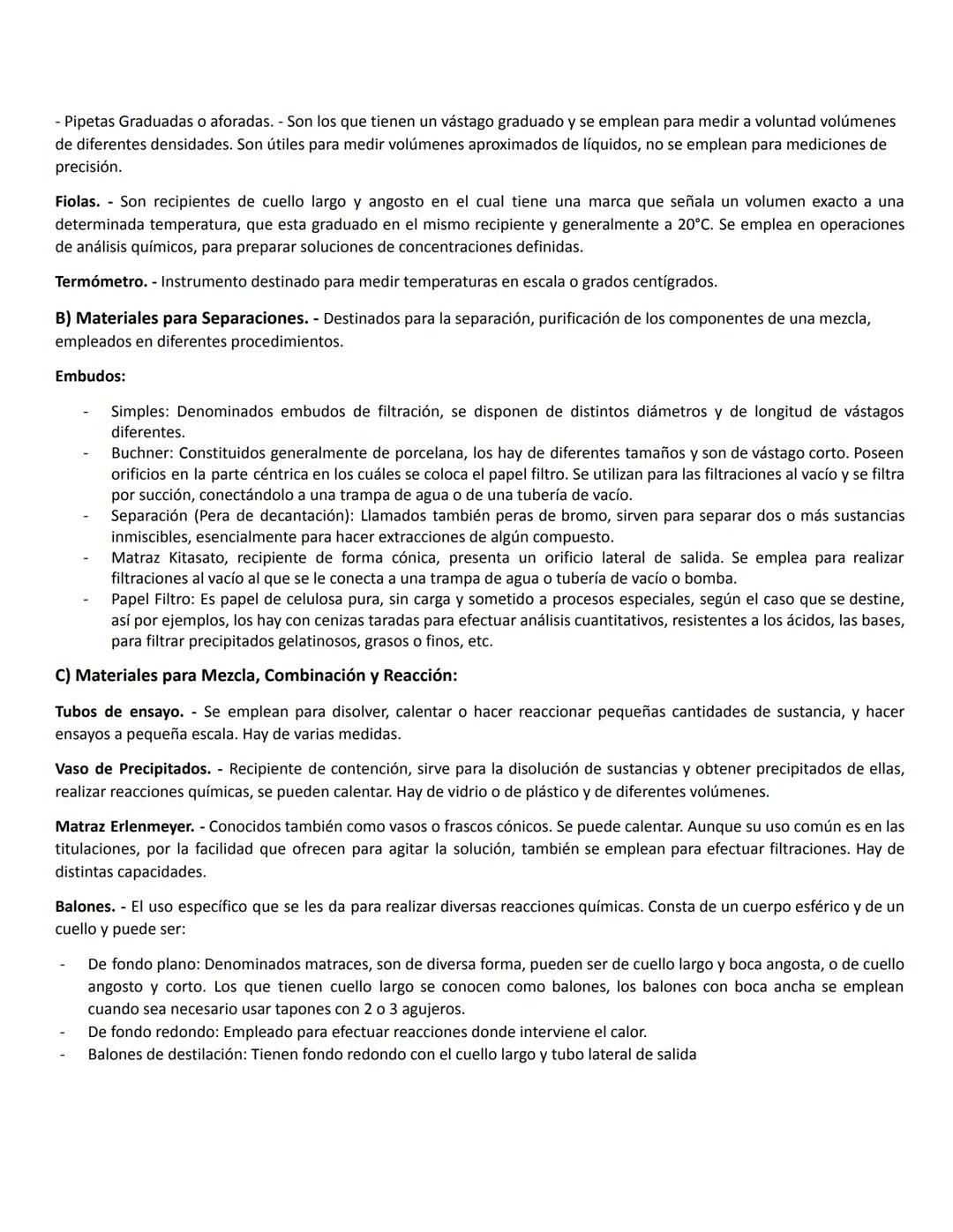 # MATERIAL DE LABORATORIO
La química está sujeta a la practica en el laboratorio, y para llevar a cabo dicha práctica se debe adquirir un c