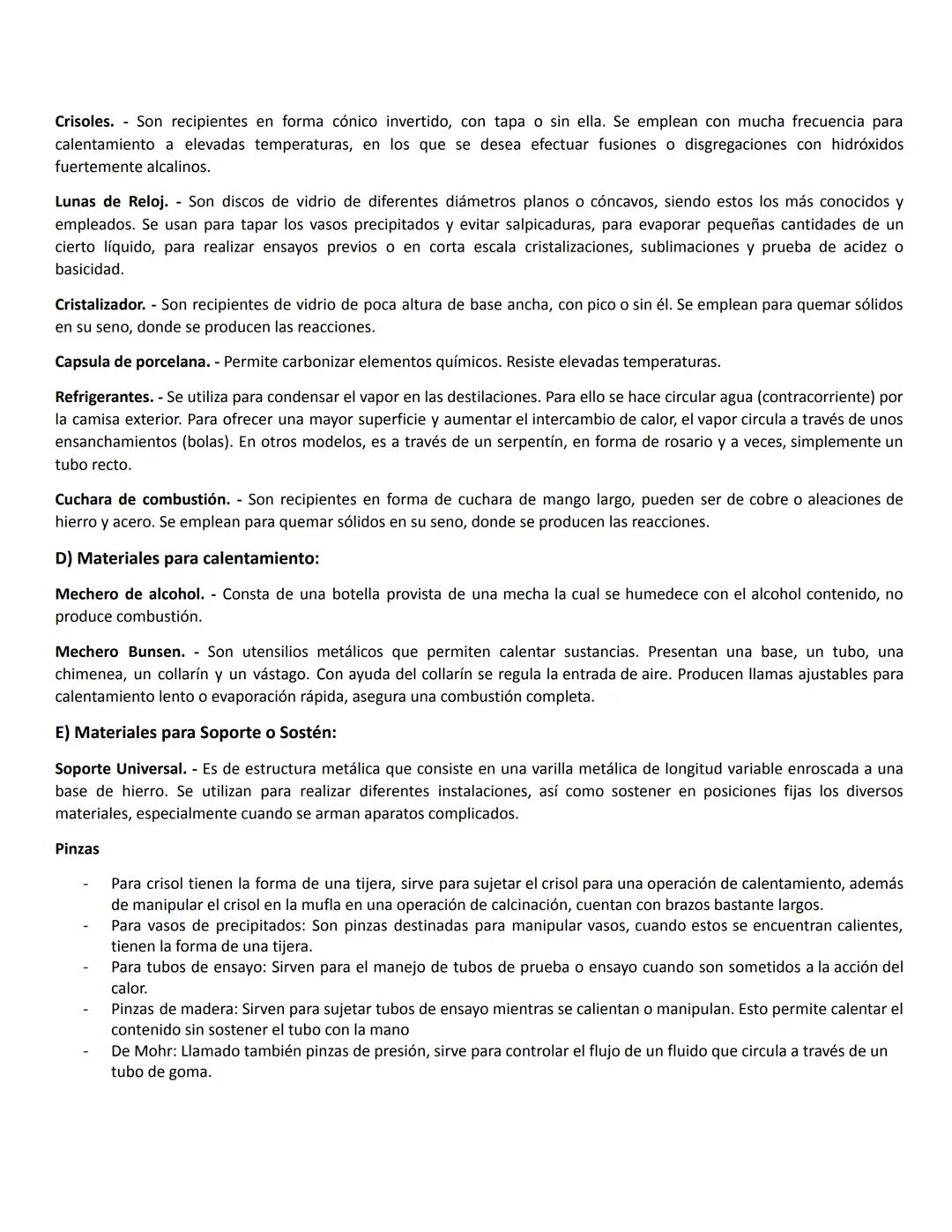 # MATERIAL DE LABORATORIO
La química está sujeta a la practica en el laboratorio, y para llevar a cabo dicha práctica se debe adquirir un c