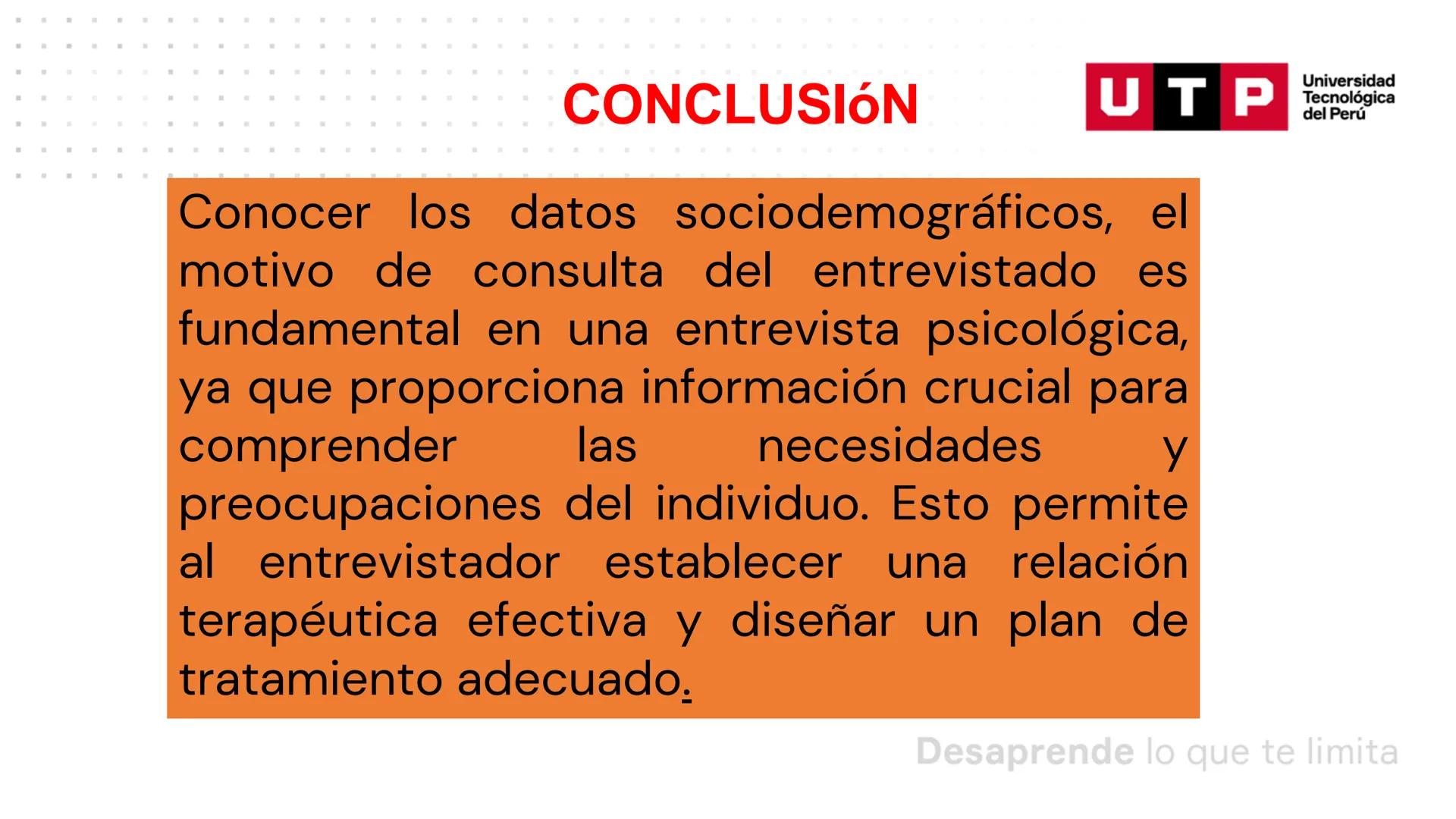 PSICOPATOLOGIA INFANTO - JUVENIL
Unidad N°2
PATOLOGÍA INFANTO – JUVENIL
Anamnesis, datos sociodemográficos, motivo de consulta
SEMANA 3
Un