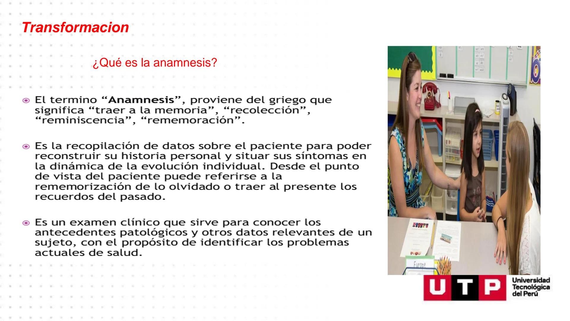 PSICOPATOLOGIA INFANTO - JUVENIL
Unidad N°2
PATOLOGÍA INFANTO – JUVENIL
Anamnesis, datos sociodemográficos, motivo de consulta
SEMANA 3
Un