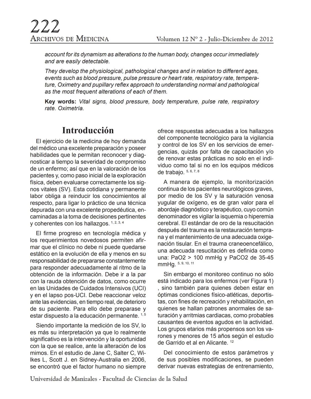--- OCR Start ---
8
ARCHIVO
DE MEDICIN
Archivos de Medicina (Col)
ISSN: 1657-320X
medicina@umanizales.edu.co
Universidad de Manizales
Colomb
