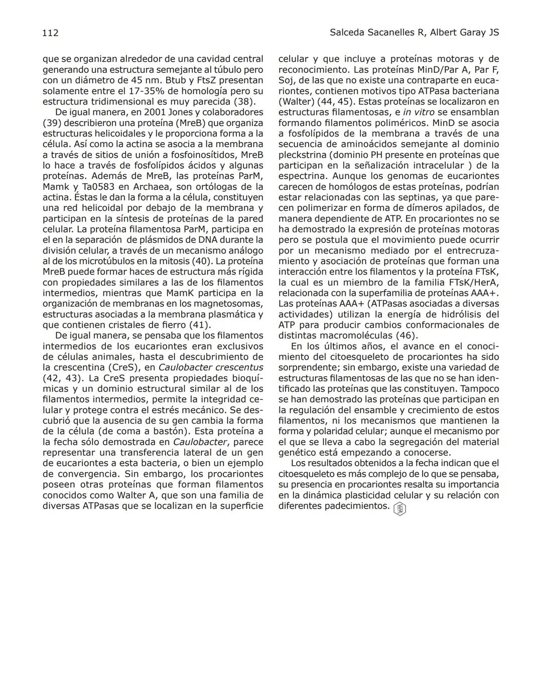 102
Revista de Educación Bioquímica (REB) 35(4):102-114, 2016
EL CITOESQUELETO: UN COMPONENTE FUNDAMENTAL
EN LA ARQUITECTURA Y EN LA FISIOLO