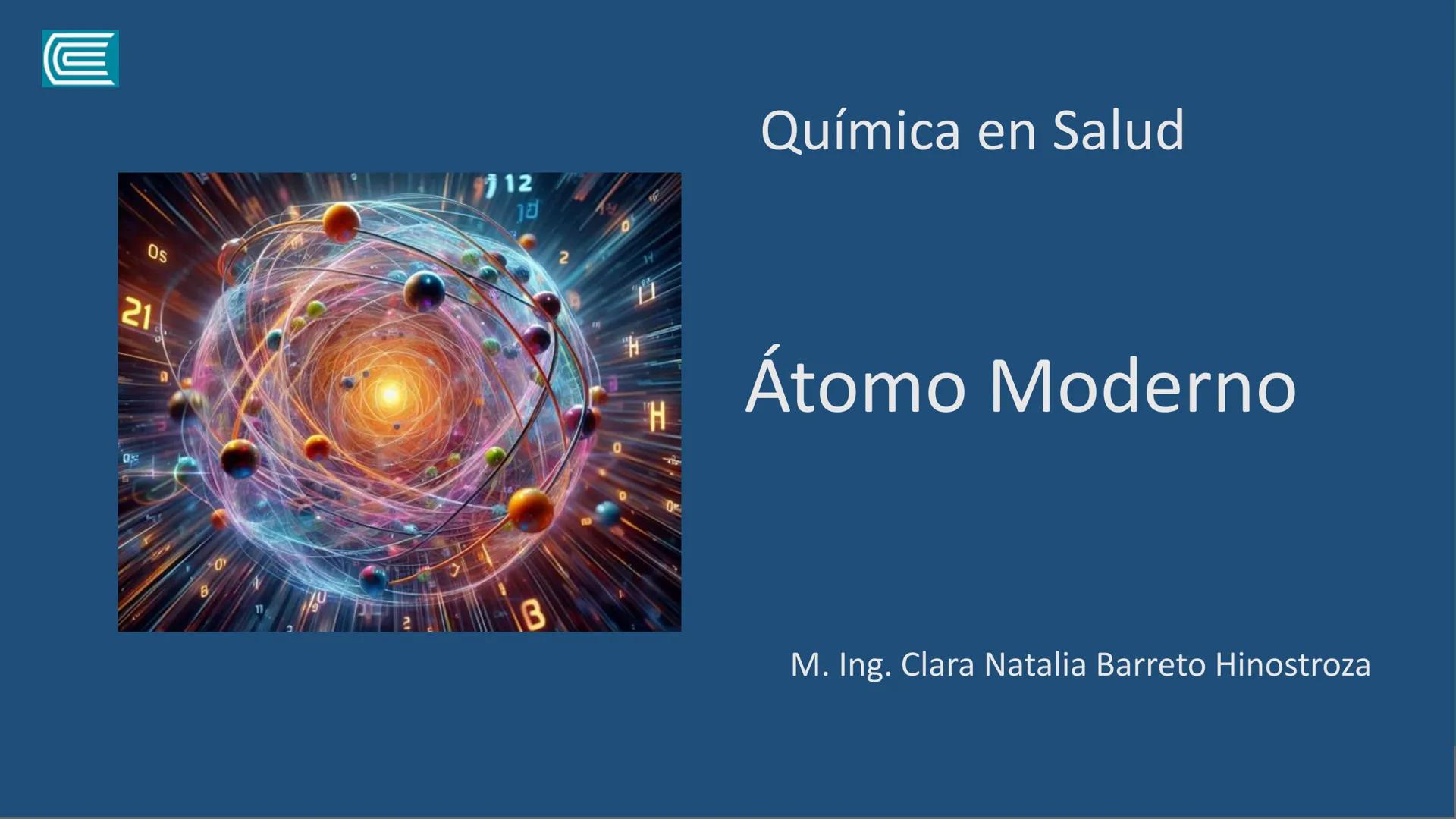 Universidad
Continental
QUÍMICA en SALUD
Bienvenidos
NO RENUNCIO
A DAR LO
MEIOR DE MI
Docente: Clara Natalia Barreto Hinostroza
LA QUÍM