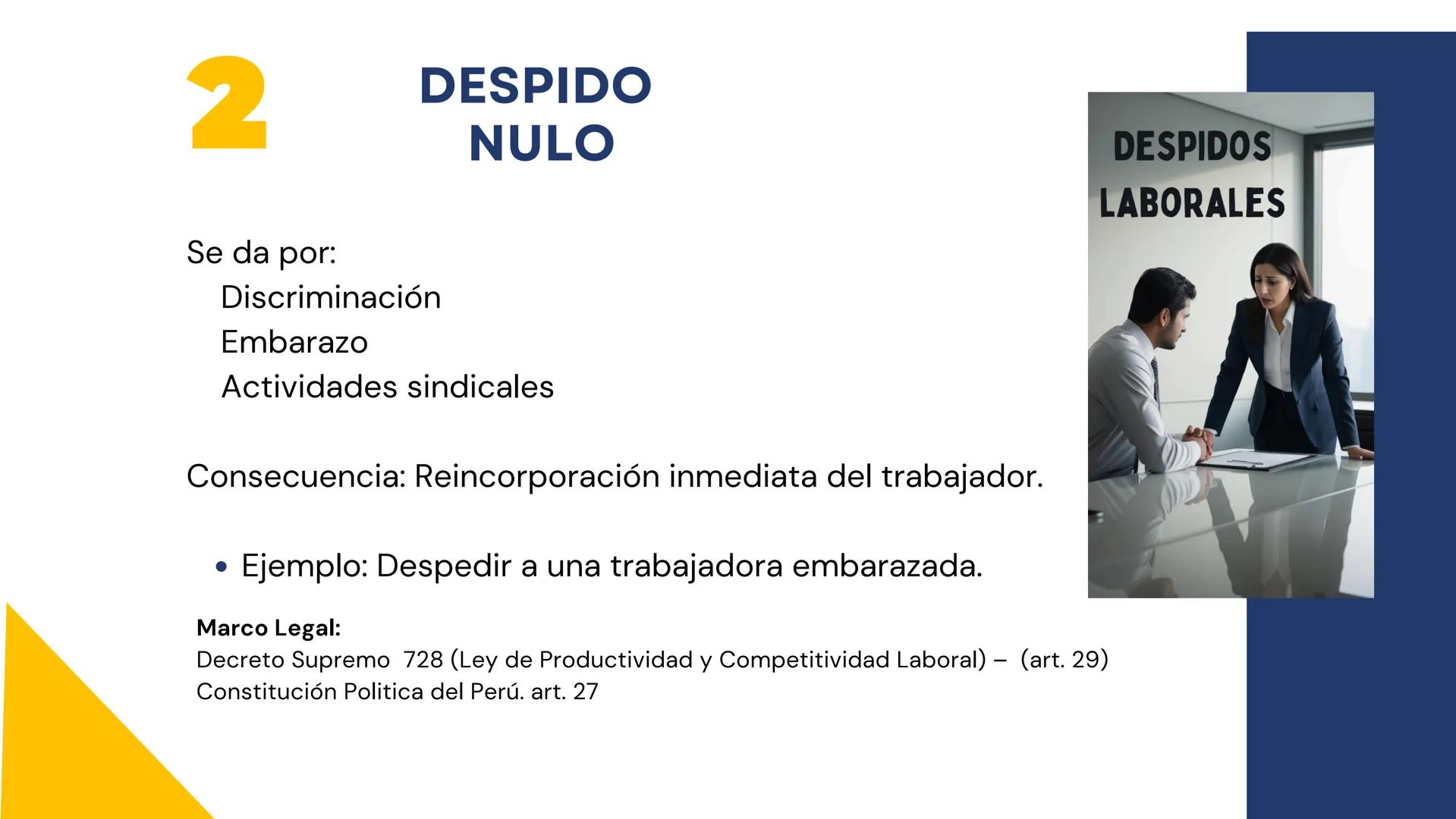 # Instituto Superior Tecnológico
Privado Futuro del Sur - El Carmen
# EL DESPIDO
INDEMNIZACION Y TIPOS DE
DESPIDOS
CURSO: Legislación en