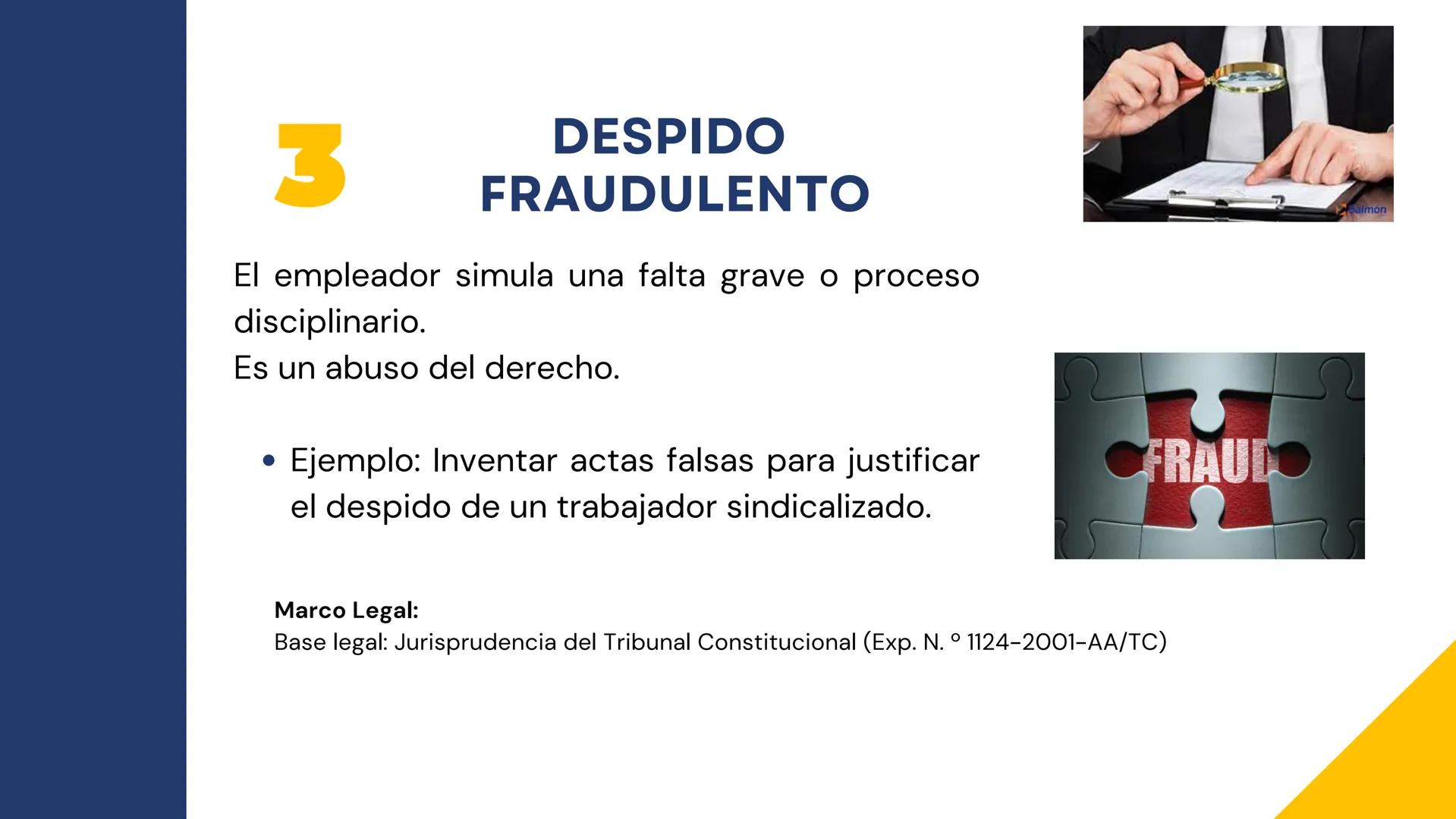 # Instituto Superior Tecnológico
Privado Futuro del Sur - El Carmen
# EL DESPIDO
INDEMNIZACION Y TIPOS DE
DESPIDOS
CURSO: Legislación en