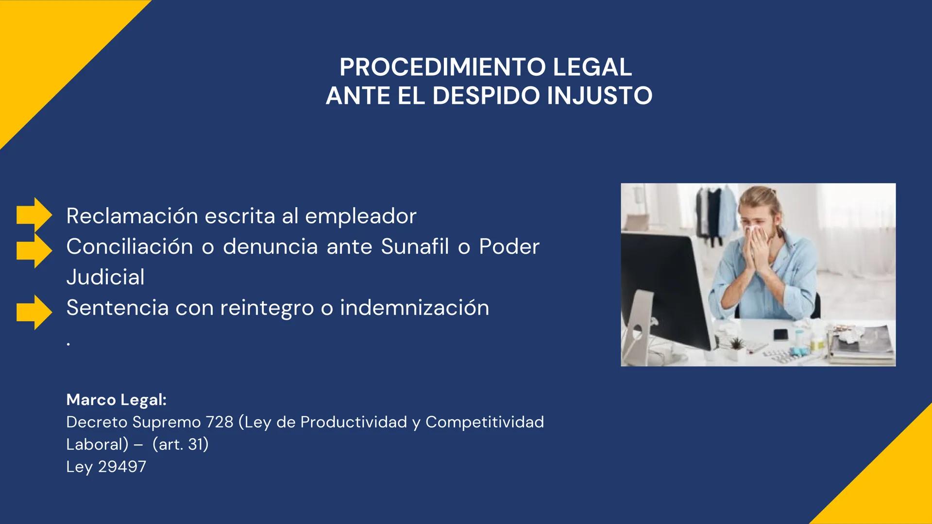 # Instituto Superior Tecnológico
Privado Futuro del Sur - El Carmen
# EL DESPIDO
INDEMNIZACION Y TIPOS DE
DESPIDOS
CURSO: Legislación en