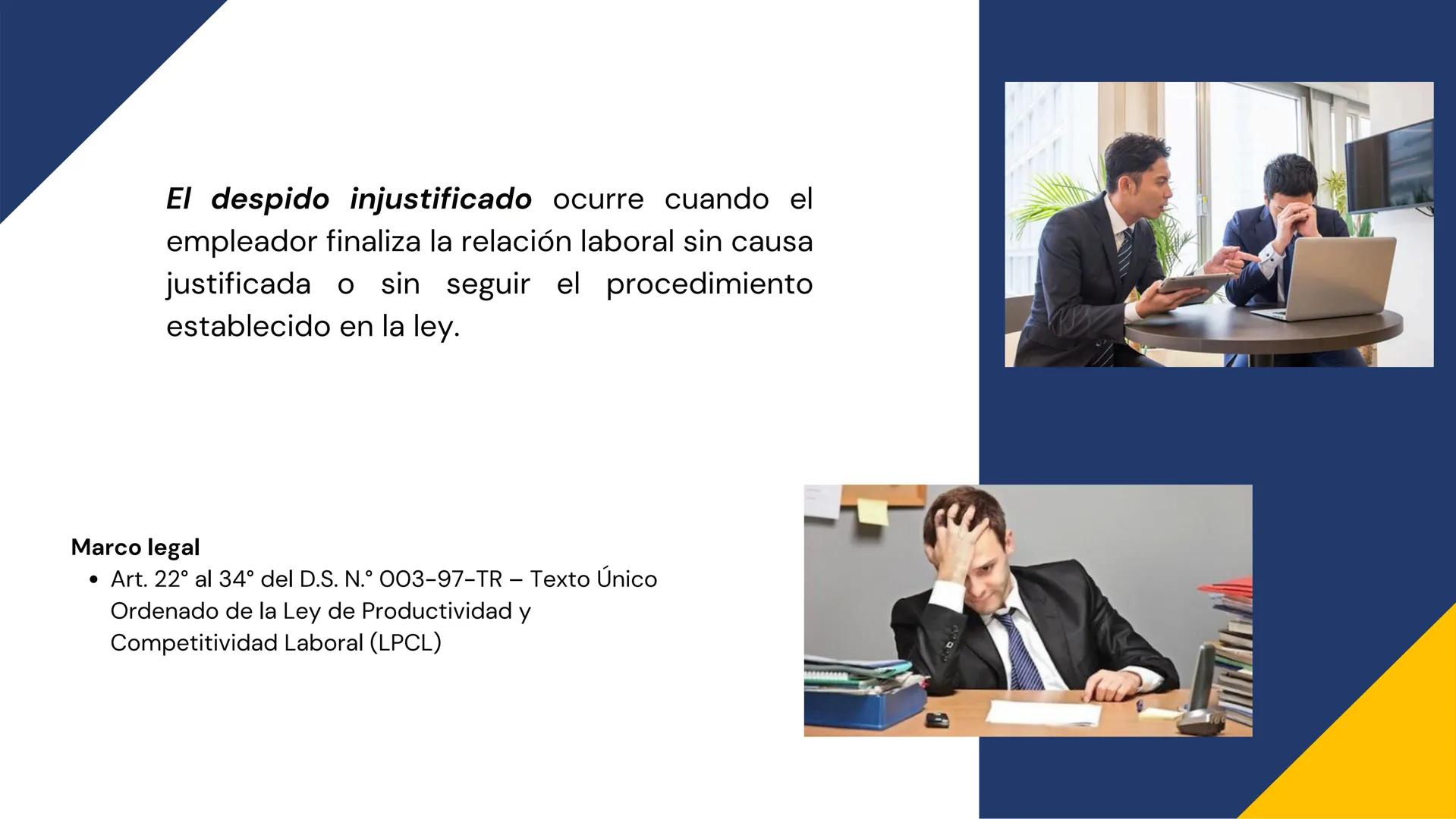 # Instituto Superior Tecnológico
Privado Futuro del Sur - El Carmen
# EL DESPIDO
INDEMNIZACION Y TIPOS DE
DESPIDOS
CURSO: Legislación en