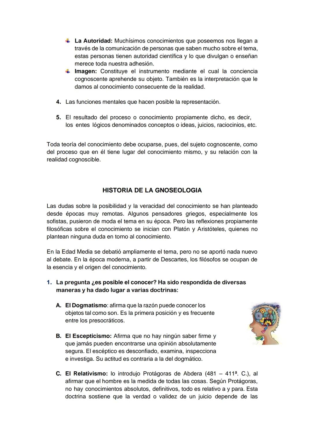 PENSAMIENTO FILOSÓFICO Y CIUDADANIA
LA GNOSEOLOGÍA. (EL CONOCIMIENTO
HUMANO) EL CONOCIMIENTO
"El verdadero buscador de la verdad debe duda