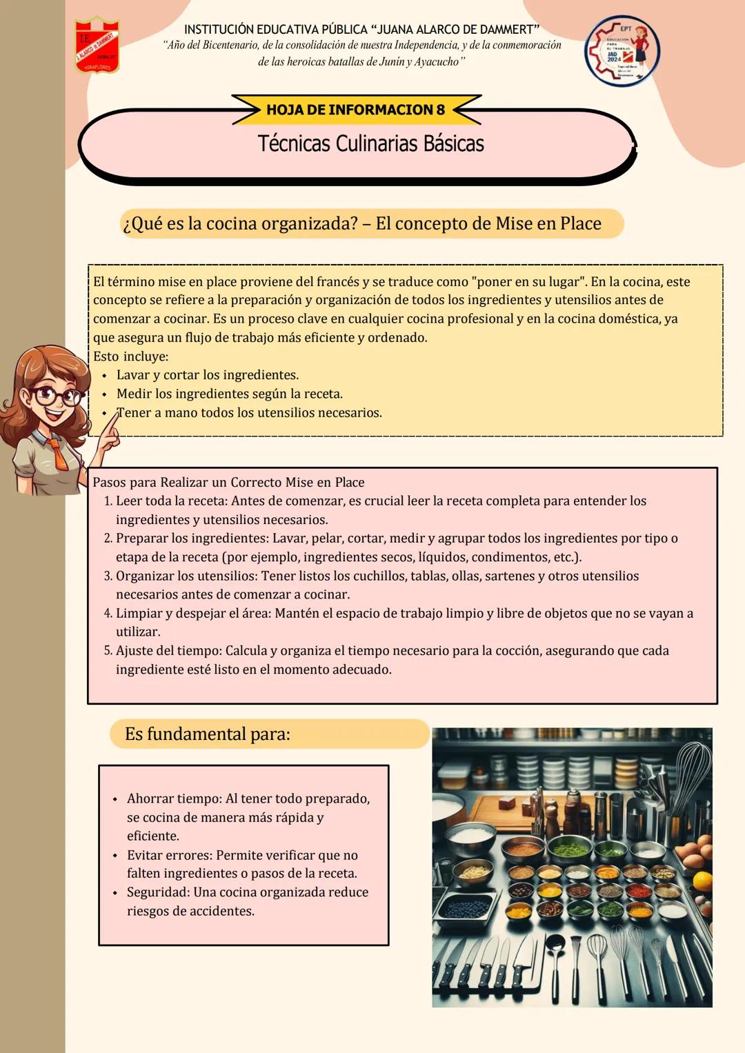 INSTITUCIÓN EDUCATIVA PÚBLICA "JUANA ALARCO DE DAMMERT"
"Año del Bicentenario, de la consolidación de nuestra Independencia, y de la conmemo