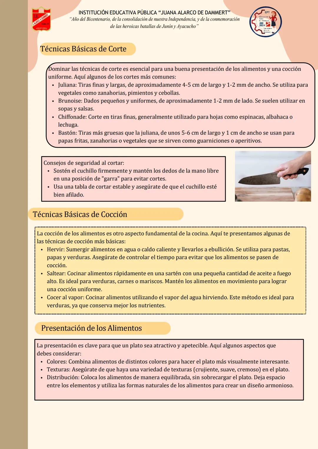 INSTITUCIÓN EDUCATIVA PÚBLICA "JUANA ALARCO DE DAMMERT"
"Año del Bicentenario, de la consolidación de nuestra Independencia, y de la conmemo