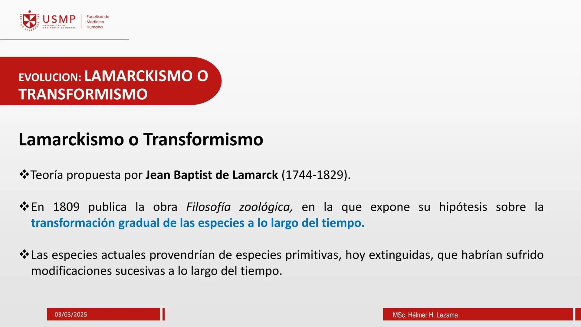 # ORIGEN DE LA VIDA, EVOLUCIÓN,
# NIVELES DE ORGANIZACIÓN Y
# CLASIFICACIÓN DE LOS SERES VIVOS
Introducción a la Biología
03/03/2025
Msc.