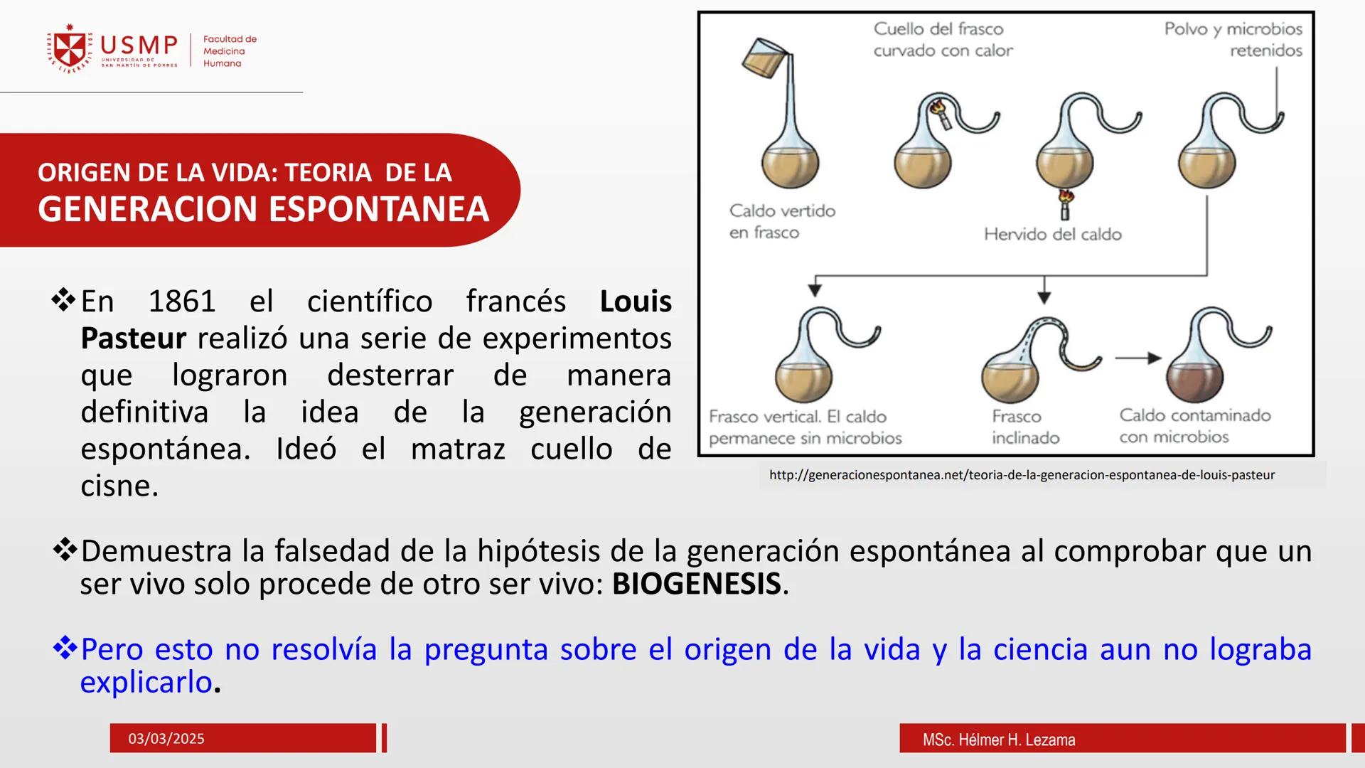 # ORIGEN DE LA VIDA, EVOLUCIÓN,
# NIVELES DE ORGANIZACIÓN Y
# CLASIFICACIÓN DE LOS SERES VIVOS
Introducción a la Biología
03/03/2025
Msc.