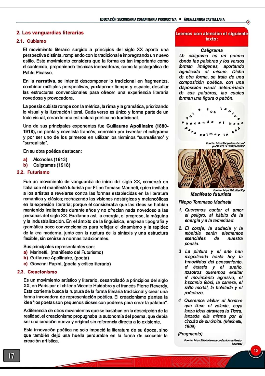 EDUCACIÓN SECUNDARIA COMUNITARIA PRODUCTINA AREA: LENGUA CASTELLANA
Leemos el siguiente fragmento:
LATINDAMERICA
Fuente: http://www.pearl