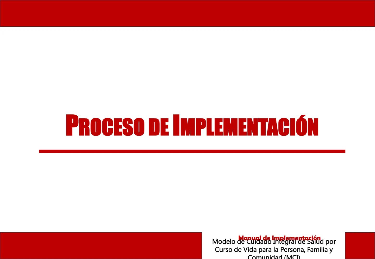 Orientaciones para la
Implementación
Modelo de Cuidado Integral de
Salud por Curso de Vida para la
Persona, Familia y Comunidad
(MCI)
Gustav