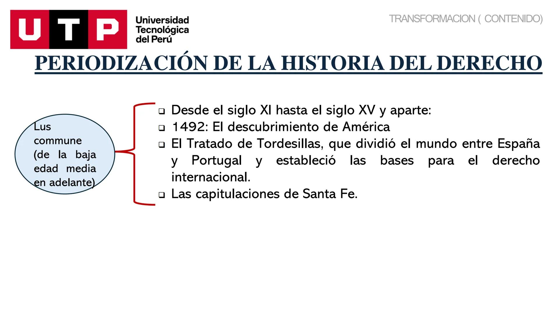 Universidad
UTP Tecnológica
del Perú
HISTORIA DEL DERECHO
UNIDAD 01, SEMANA 01, SESIÓN 01
DOCENTE: Mg. Zapata Arellano, Luis Enrique
LEYES U