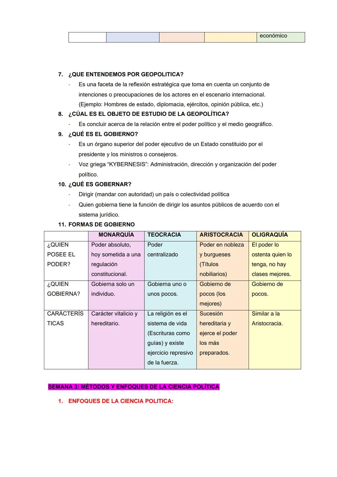 SEMANA 1: POLÍTICA Y PODER POLÍTICO
POLITICA
1. ¿QUÉ ES LA POLÍTICA?
- Etimológicamente significa CIUDAD O ESTADO, en otras palabras, reunió