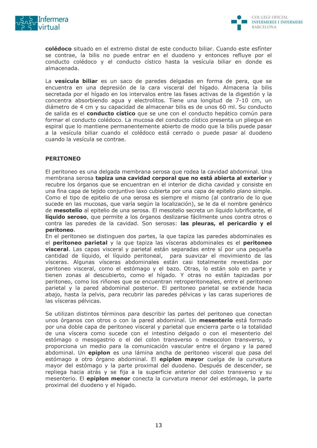 --- OCR Start ---
Infermera
virtual
DOCUMENTO ORIGINAL DE LA AUTORA
COL·LEGI OFICIAL
INFERMERES I INFERMERS
BARCELONA
SISTEMA DIGESTIVO: