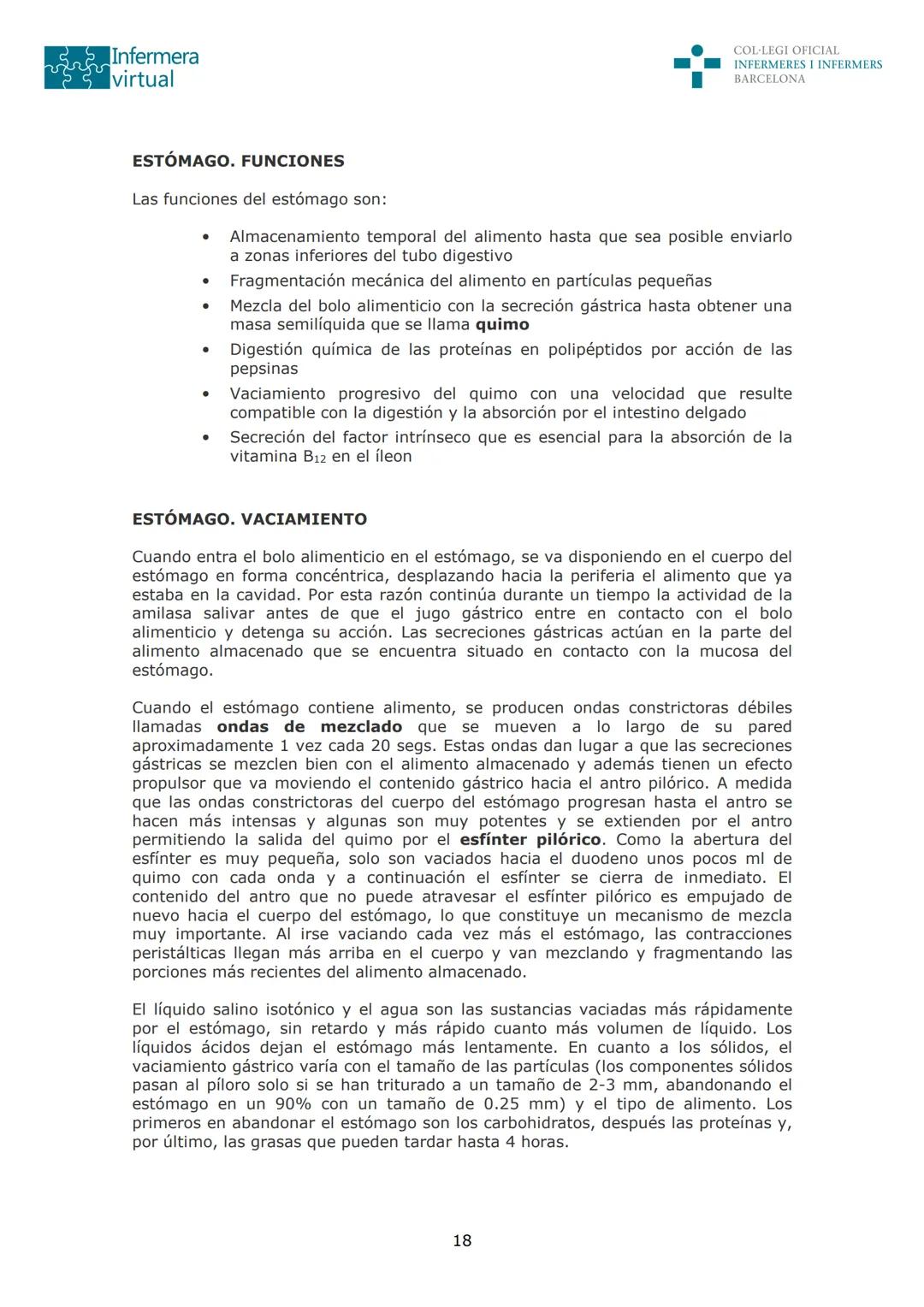 --- OCR Start ---
Infermera
virtual
DOCUMENTO ORIGINAL DE LA AUTORA
COL·LEGI OFICIAL
INFERMERES I INFERMERS
BARCELONA
SISTEMA DIGESTIVO: