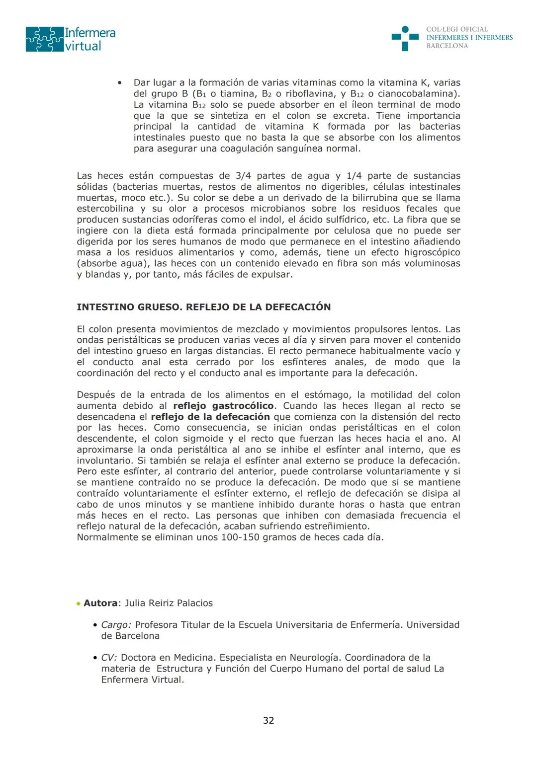 --- OCR Start ---
Infermera
virtual
DOCUMENTO ORIGINAL DE LA AUTORA
COL·LEGI OFICIAL
INFERMERES I INFERMERS
BARCELONA
SISTEMA DIGESTIVO: