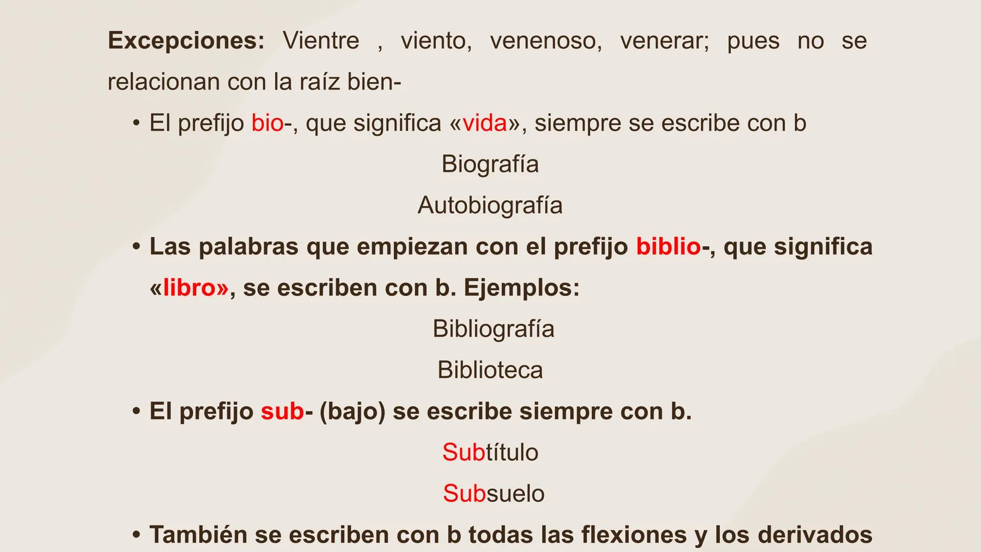 TEMA: 08
USO DE LAS
GRAFÍAS:
B,V,G,J REGLAS PARA EL USO DE LAB
• Se escriben con b los sustantivos terminados en -bilidad;
Ejemplos:
Debilid