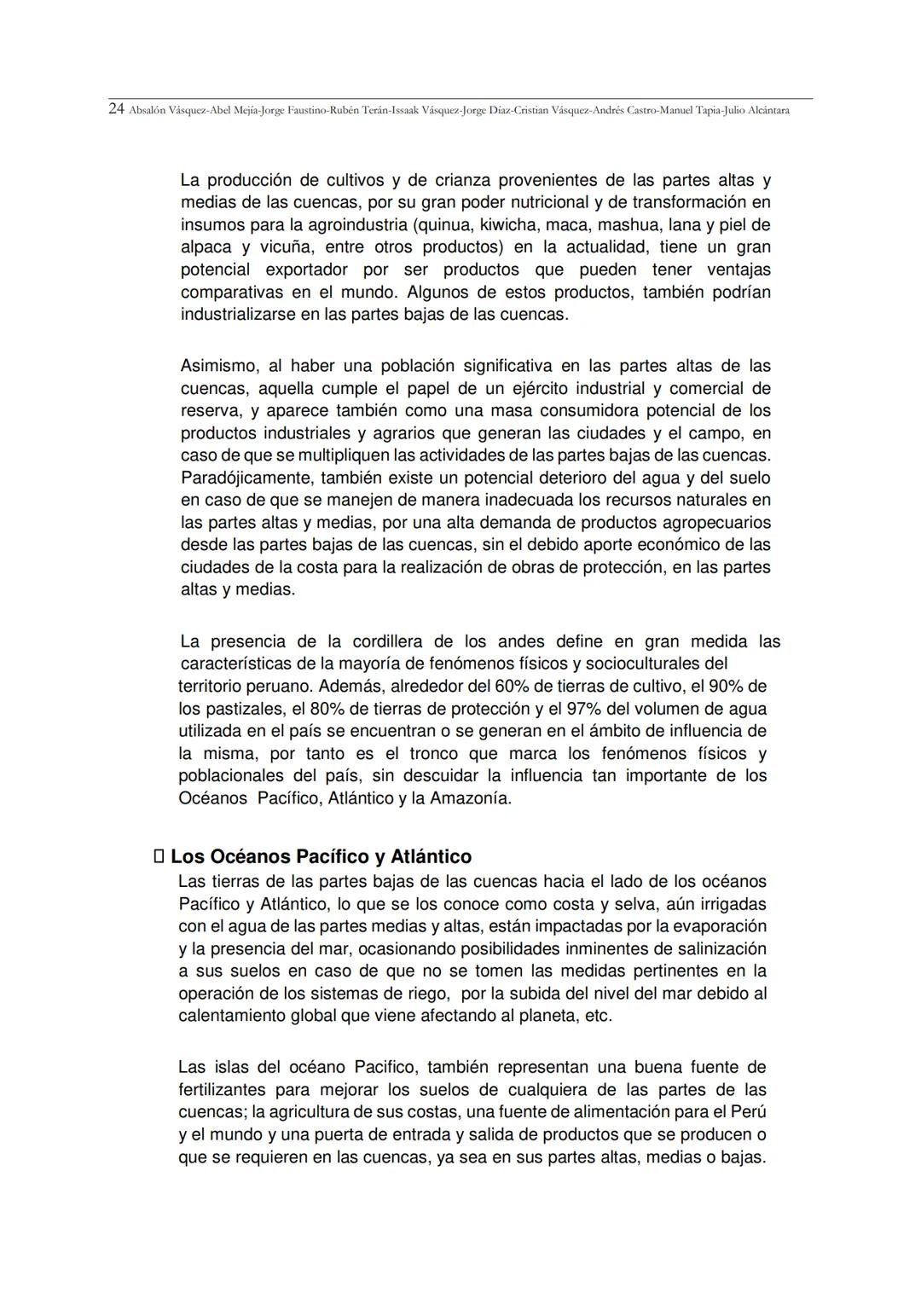 + HOMINEM
Universidad Nacional Agraria La Molina
MANEJO Y GESTIÓN DE
CUENÇAS
HIDROGRAFICAS
Absalón Vásquez Villanueva
Abel Mejía Marcac