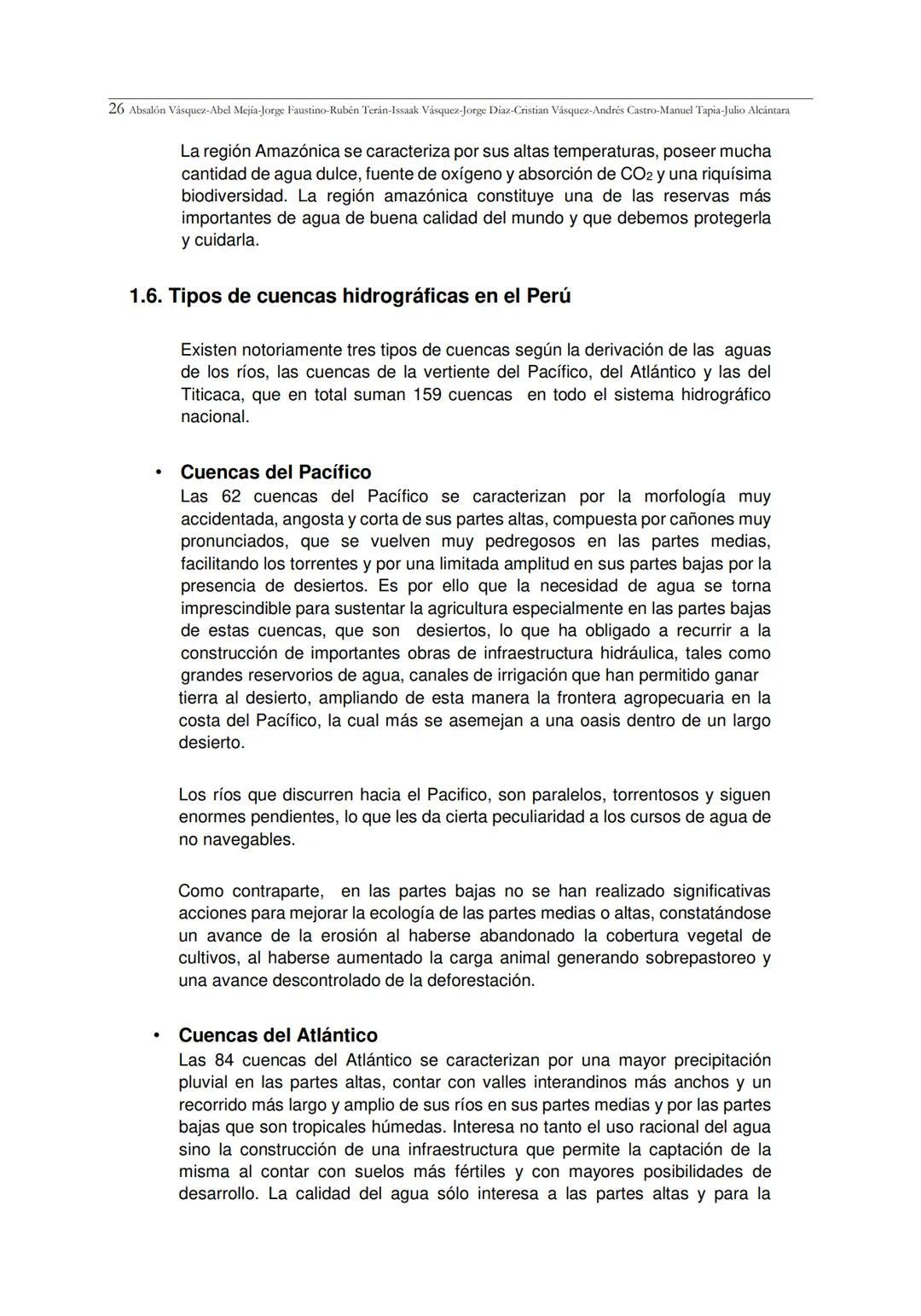 + HOMINEM
Universidad Nacional Agraria La Molina
MANEJO Y GESTIÓN DE
CUENÇAS
HIDROGRAFICAS
Absalón Vásquez Villanueva
Abel Mejía Marcac