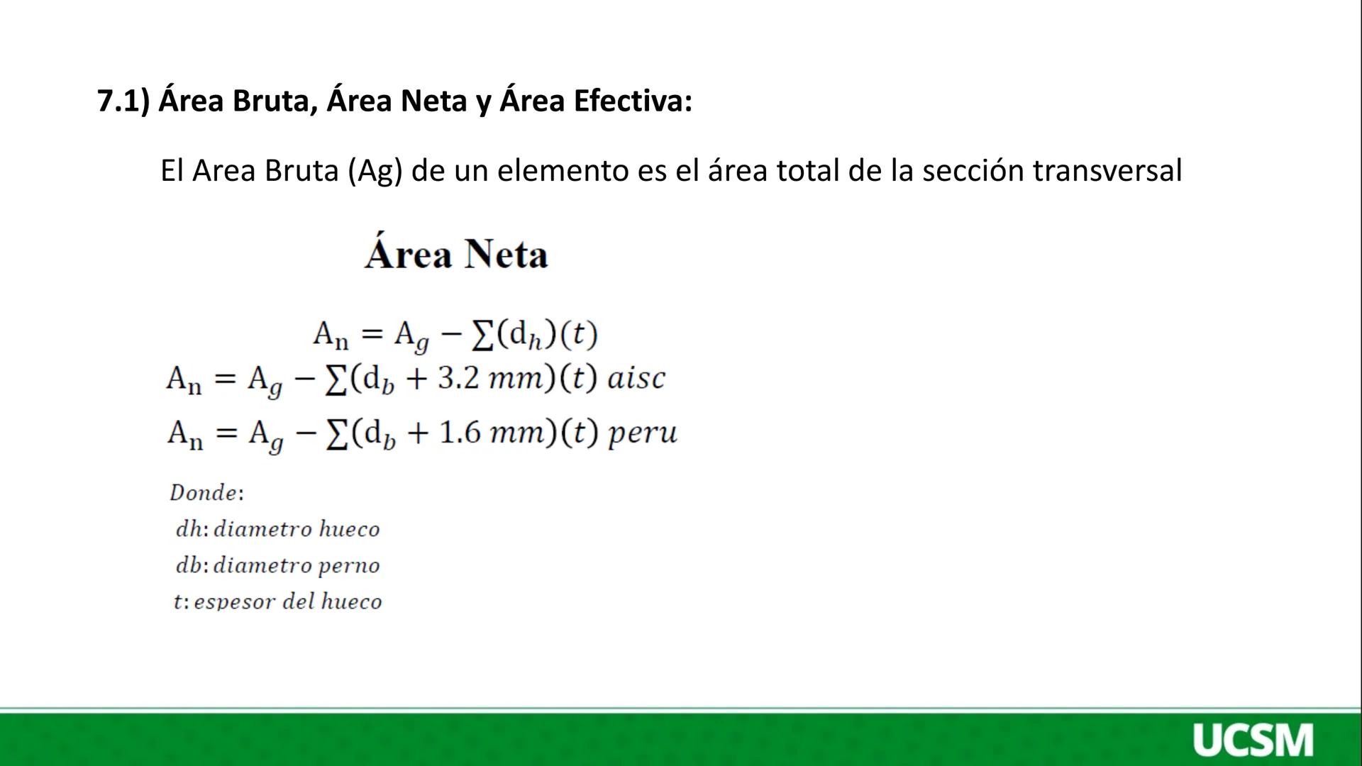 Universidad Católica
de Santa María
DISEÑO EN ACERO Y MADERA
II UNIDAD:
DISEÑO A TRACCION EN ACERO ESTRUCTURAL
Ing. Olger Javier Febres Rosa