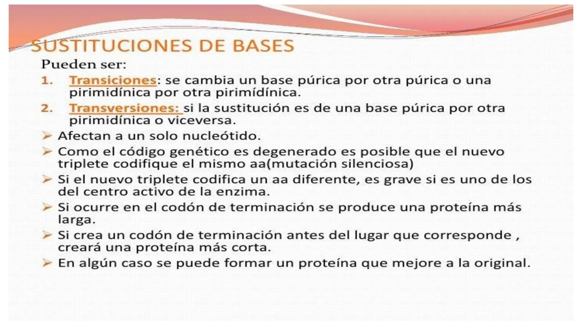 # MUTACIONES
(46) # MUTACIÓN:
✓ Cambio en el material genético(ADN) que puede transmitirse a la descendencia.
✓ Los cambios en el materia
