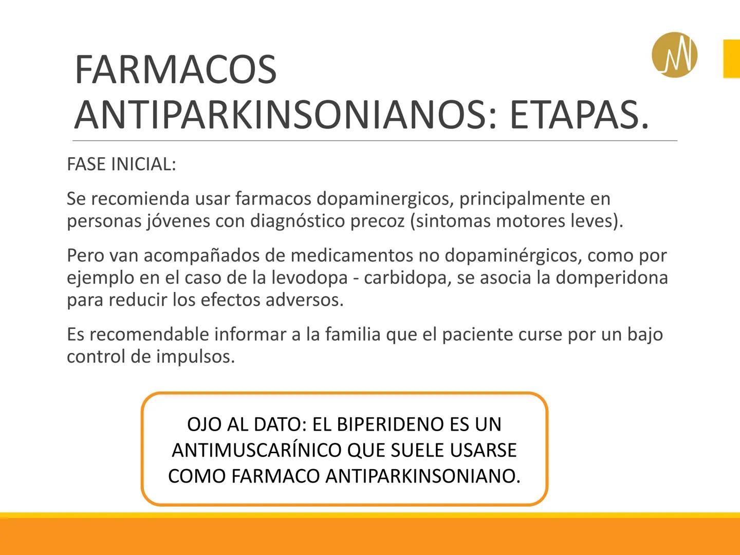 OPIACEOS,
ANTIPARKINSONIANOS
ANTICONVULSIVANTES
DOCENTE
Mg. Q.F. Santiago Yván
Gutiérrez Muñoz
Pablo Casals
INSTITUTO ELEMENTO DE CAPACIDA