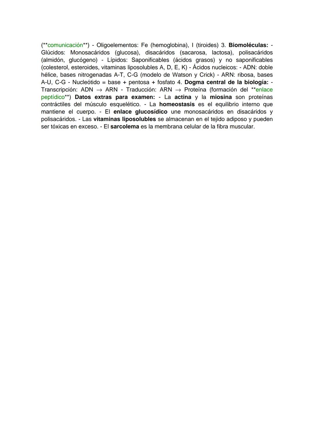 # Apuntes de Histología y Bioquímica - Parte II
## Parte 1: Histología
## Parte 2: Bioquímica
Resumen Digitalizado con Énfasis para Exame