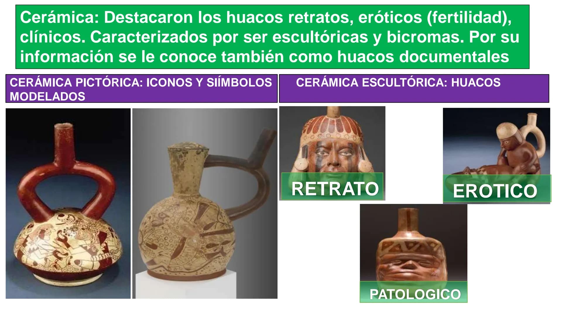 3. CARACTERÍSTICAS
ECONÓMICAS
2.ANDENES
□ ÉPOCA DE CULTURAS HIDRÁULICAS (IMPULSO AGRÍCOLA)
□ AUTOSUFICIENCIA ECONÓMICA.
□ ESPECIALIZACIÓN DE