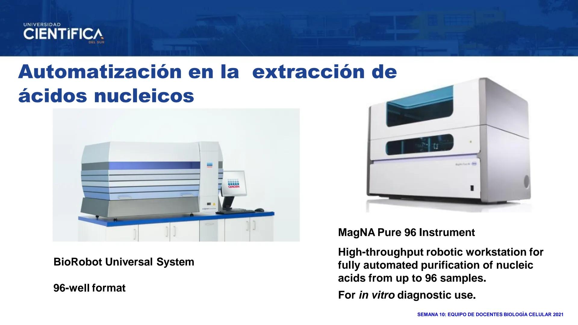 UNIVERSIDAD
CIENTÍFICA
DEL SUR
EXTRACCIÓN DE ADN
BIOLOGÍA CELULAR Y MOLECULAR
SEMANA 09
-
MEJORAS TÚ, MEJORA EL MUNDO.
Carrera de Medicina H