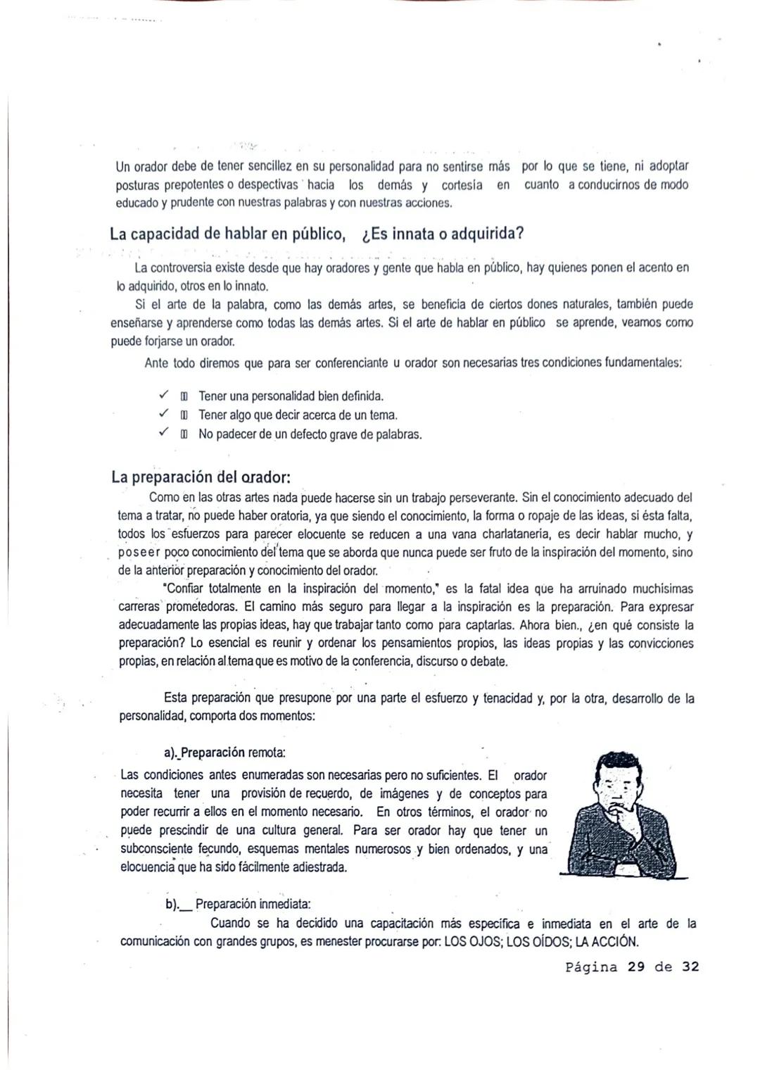 ## LA ORATORIA
### INTRODUCCIÓN
La Oratoria ha sido utilizada por los hombres desde tiempos inmemoriales, en su condición natural de ser s