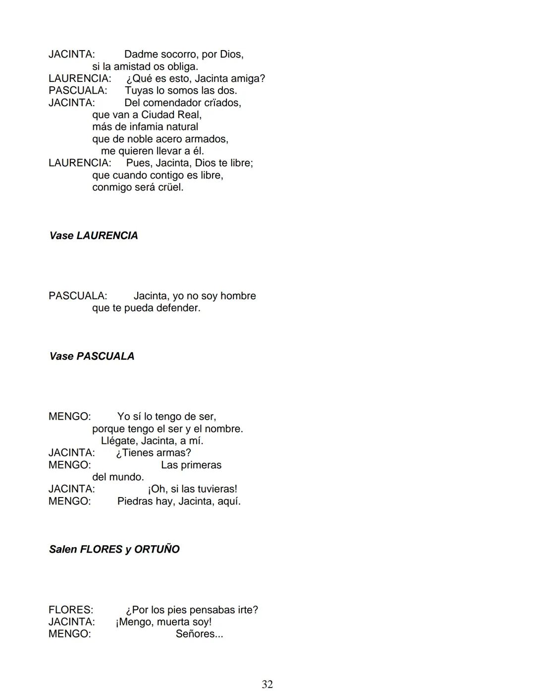 # Lope de Vega
# FUENTEOVEJUNA
***
Personas que hablan en ella:
La reina ISABEL de Castilla
El REY Fernando de Aragón
Rodrigo Téllez Gir