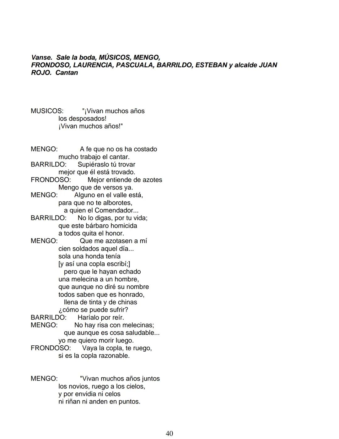 # Lope de Vega
# FUENTEOVEJUNA
***
Personas que hablan en ella:
La reina ISABEL de Castilla
El REY Fernando de Aragón
Rodrigo Téllez Gir