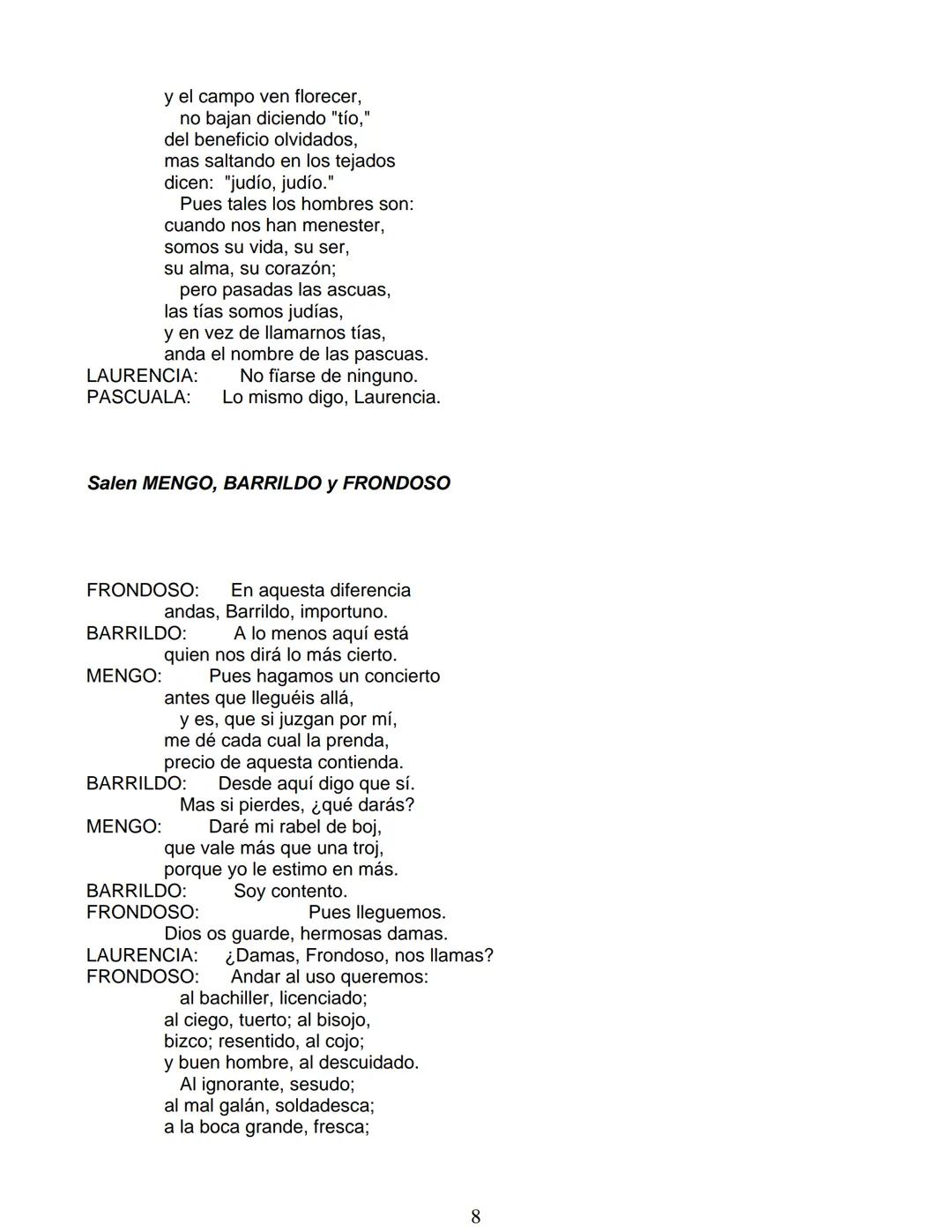 # Lope de Vega
# FUENTEOVEJUNA
***
Personas que hablan en ella:
La reina ISABEL de Castilla
El REY Fernando de Aragón
Rodrigo Téllez Gir