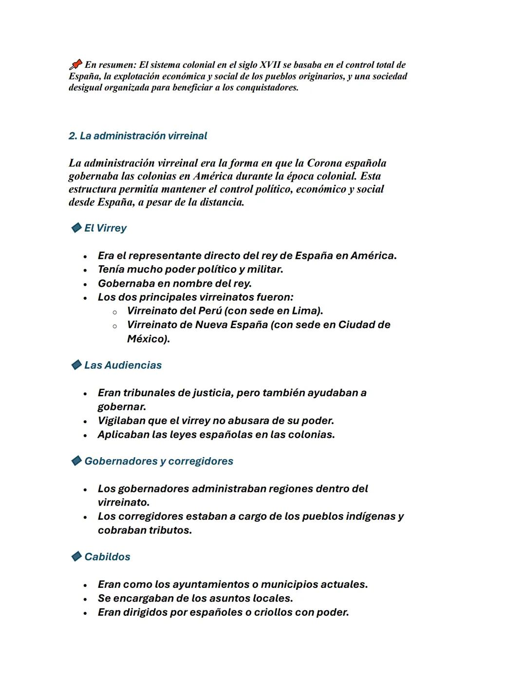 ¿Qué es un Estado colonial?
Un Estado colonial es una forma de gobierno
en la que un país poderoso (en este caso,
España) domina y controla
