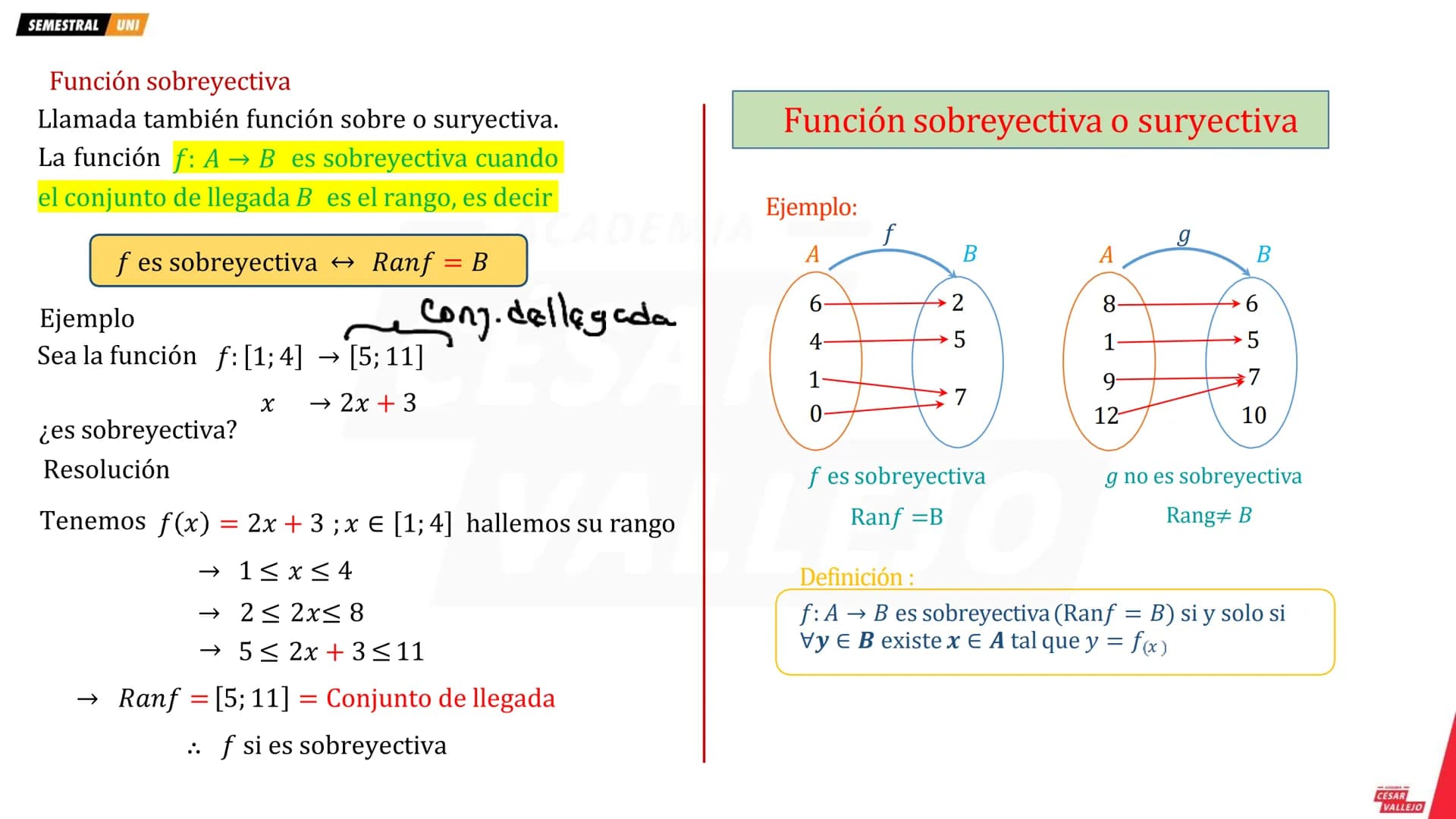 SEMESTRAL UNI
Teoremas
1) La suma de dos funciones pares es par.
3) El producto de dos funciones pares es par.
ADE
Tenemos:
f(x) = x²; g(x)