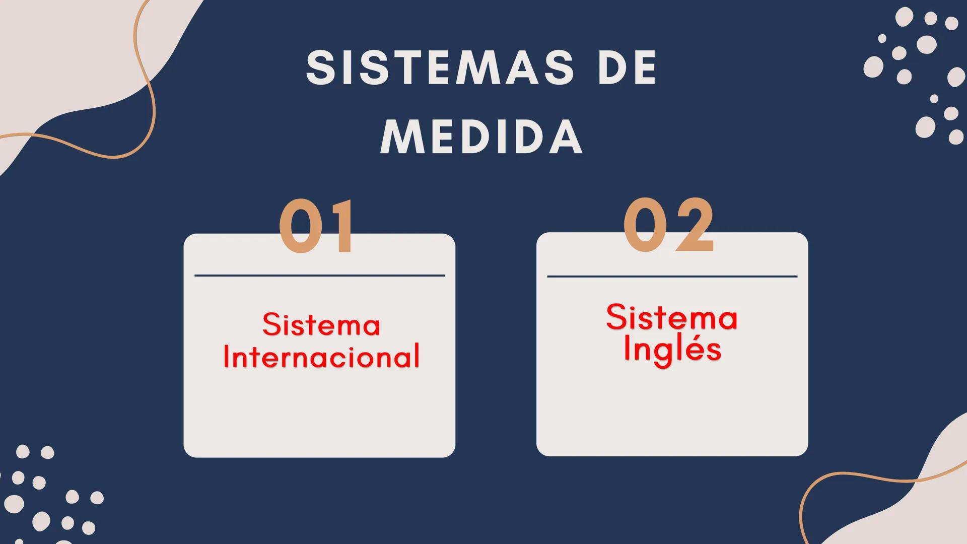 # MEDIDAS DE
# LONGITUD
NOMBRES Y APELLIDOS: Aaron Sanchez Baldeón ¿QUÉ SON LAS
MEDIDAS DE LONGITUD?
• Son unidades que se utilizan para
m