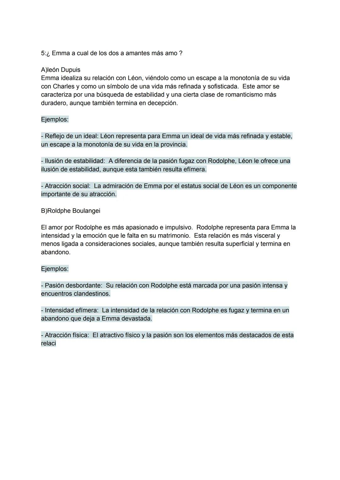 # Respuestas de la Obra
¿Por su estructura Qué tipo de novela es madame bovary?
A)Psicológica:
Psicología: Sin embargo, el realismo de Fla