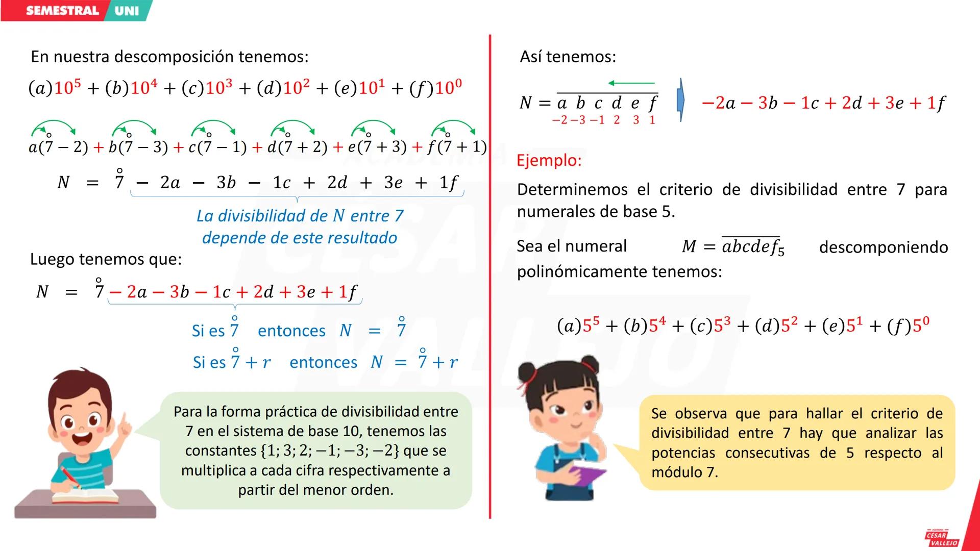 SEMESTRAL UNI
1. ECUACIONES DIOFÁNTICAS
Son aquellas ecuaciones cuyas constantes son
números enteros y cuyas variables (incógnitas)
también