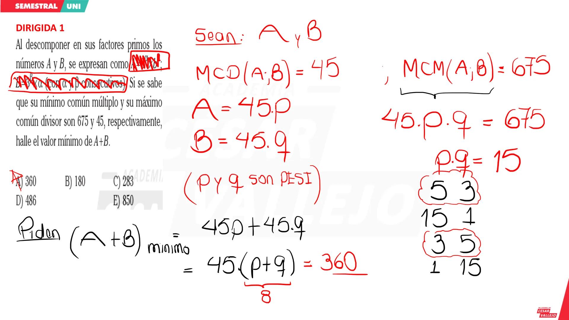 # 1. DEFINICIÓN DE MÁXIMO COMÚN DIVISOR (MCD)
Como su nombre indica, el MCD de un grupo de números, es el mayor divisor que dichos números